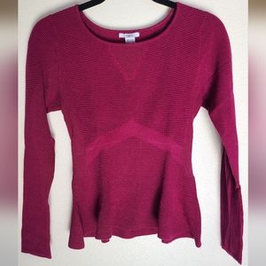 Bar III Magenta Waist-Flattering Sweater